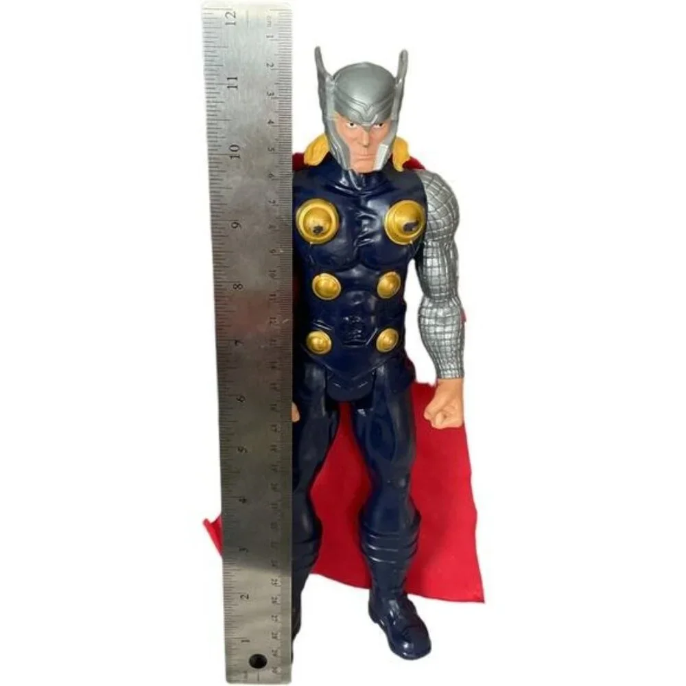 Marvel Avengers Titan Hero Thor Action Figure With Red Cape